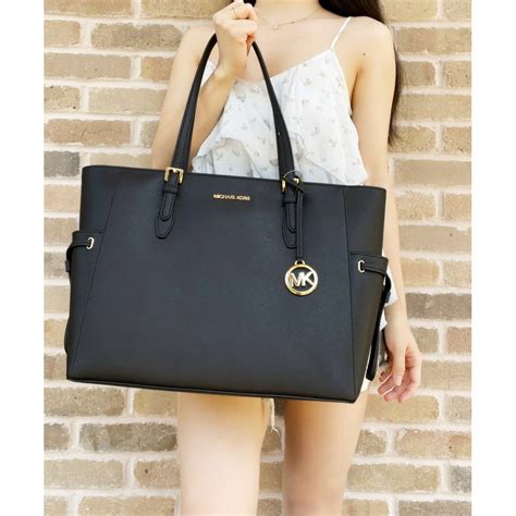 michael kors top zip travel tote|largest Michael Kors Tote.